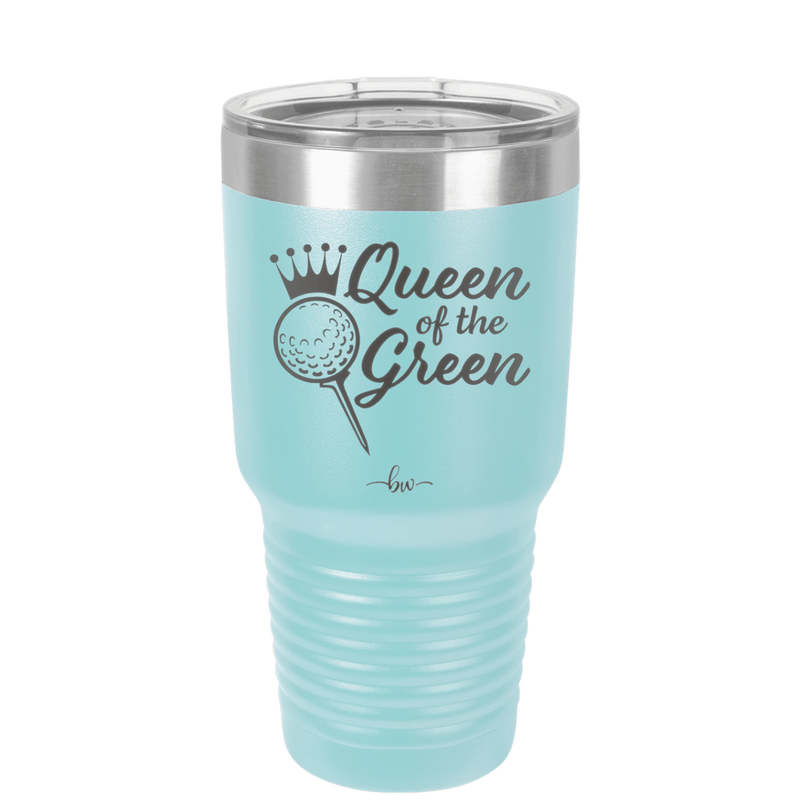 Queen of the Green Woman Golf 4 - Laser Engraved Stainless Steel Drinkware - 1675 -