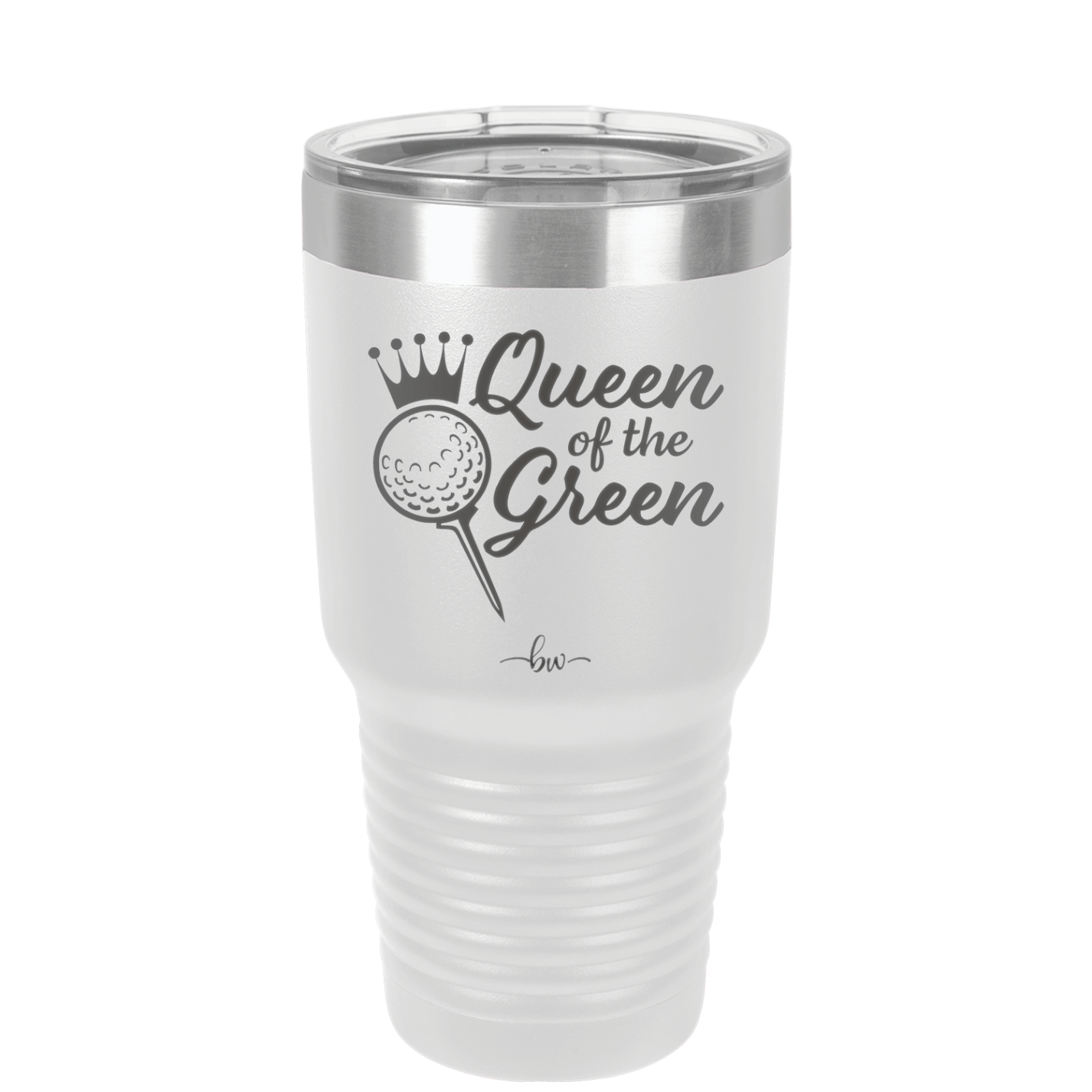 Queen of the Green Woman Golf 4 - Laser Engraved Stainless Steel Drinkware - 1675 -