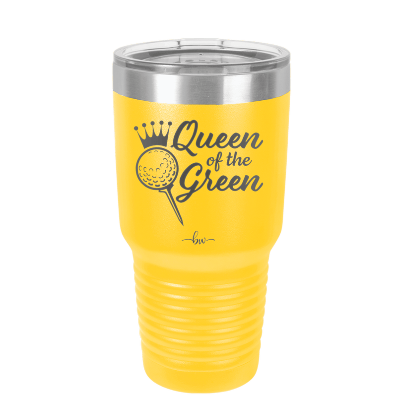 Queen of the Green Woman Golf 4 - Laser Engraved Stainless Steel Drinkware - 1675 -
