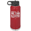 Respect My Me Time It is For Everyones Safety 1 - Laser Engraved Stainless Steel Drinkware - 1692 -