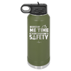 Respect My Me Time It is For Everyones Safety 1 - Laser Engraved Stainless Steel Drinkware - 1692 -