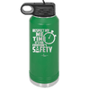 Respect My Me Time It is For Everyones Safety 2 - Laser Engraved Stainless Steel Drinkware - 1693 -
