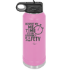 Respect My Me Time It is For Everyones Safety 2 - Laser Engraved Stainless Steel Drinkware - 1693 -