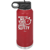 Respect My Me Time It is For Everyones Safety 2 - Laser Engraved Stainless Steel Drinkware - 1693 -
