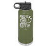 Respect My Me Time It is For Everyones Safety 2 - Laser Engraved Stainless Steel Drinkware - 1693 -