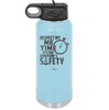 Respect My Me Time It is For Everyones Safety 2 - Laser Engraved Stainless Steel Drinkware - 1693 -