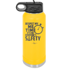 Respect My Me Time It is For Everyones Safety 2 - Laser Engraved Stainless Steel Drinkware - 1693 -