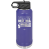 When it Comes to Being the Best Dad You Nailed it - Laser Engraved Stainless Steel Drinkware - 2034 -