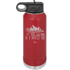 The Mountains are Calling and I Must Go 2 - Laser Engraved Stainless Steel Drinkware - 2701-