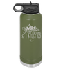The Mountains are Calling and I Must Go 2 - Laser Engraved Stainless Steel Drinkware - 2701-