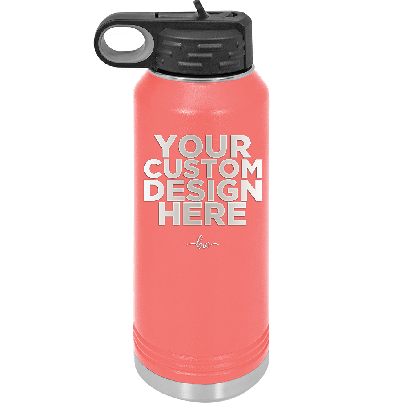 YOUR CUSTOM DESIGN HERE - Laser Engraved Stainless Steel Drinkware - 0100 -