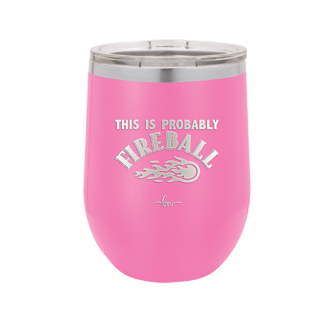 This is Probably Fireball - Laser Engraved Stainless Steel Drinkware - 1005 -