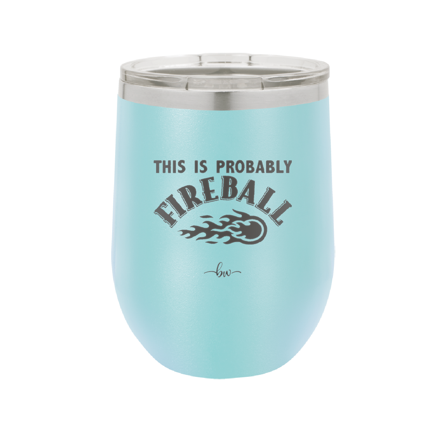 This is Probably Fireball - Laser Engraved Stainless Steel Drinkware - 1005 -
