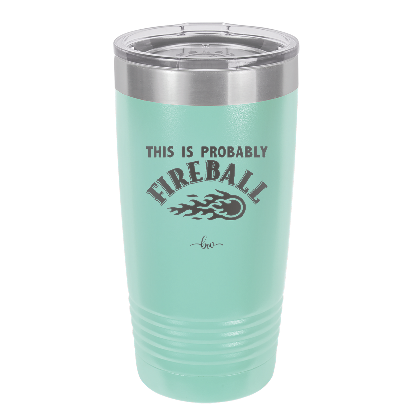 This is Probably Fireball - Laser Engraved Stainless Steel Drinkware - 1005 -