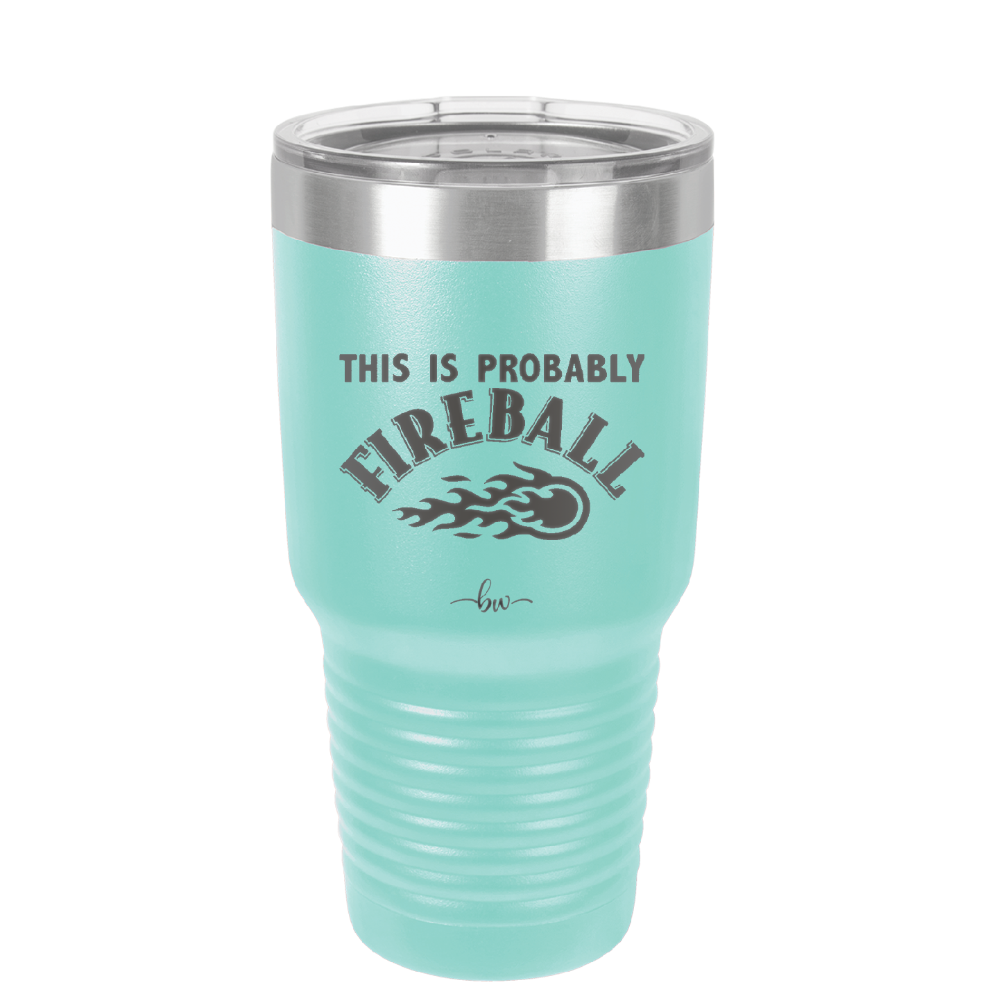 This is Probably Fireball - Laser Engraved Stainless Steel Drinkware - 1005 -