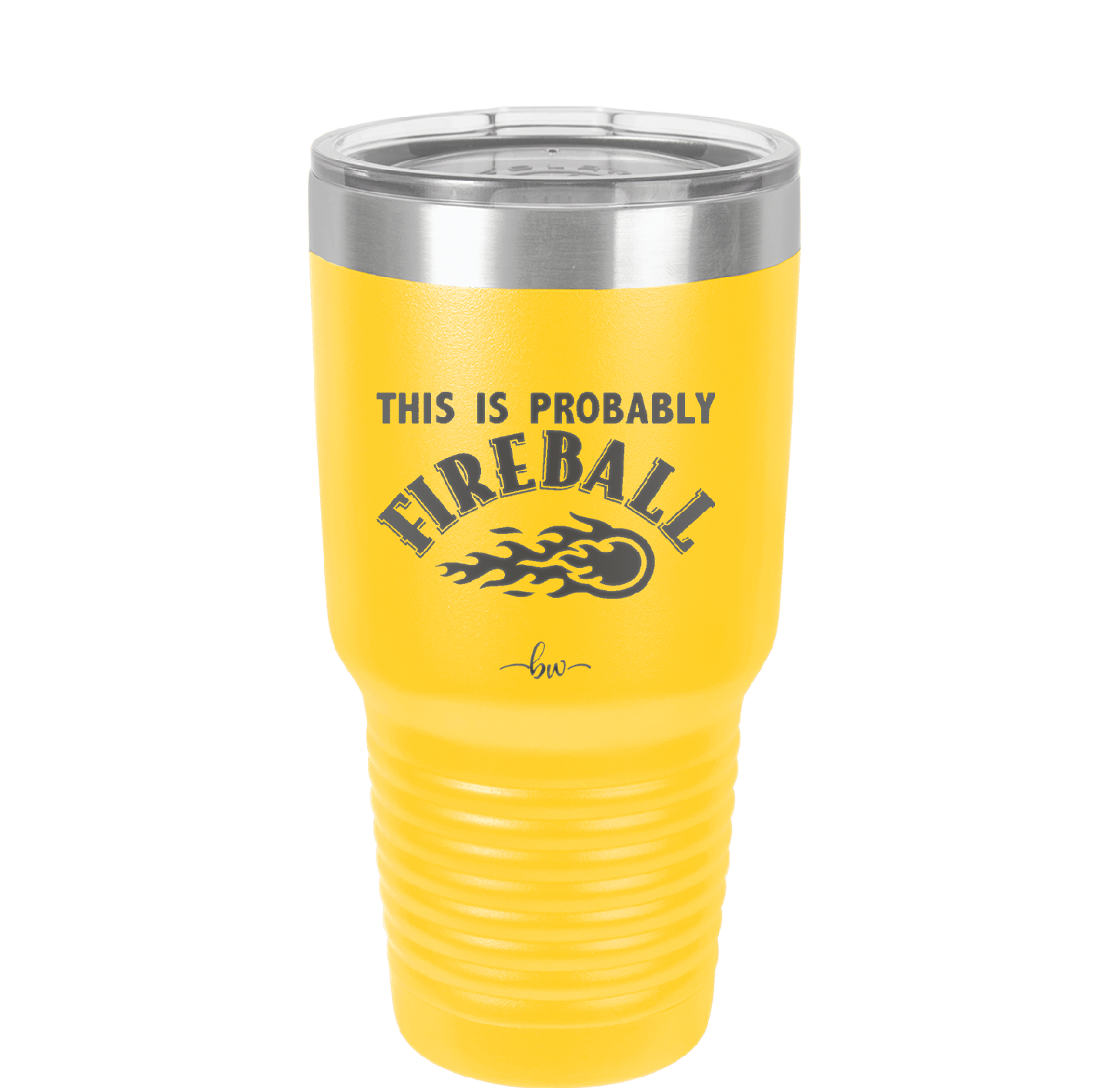 This is Probably Fireball - Laser Engraved Stainless Steel Drinkware - 1005 -