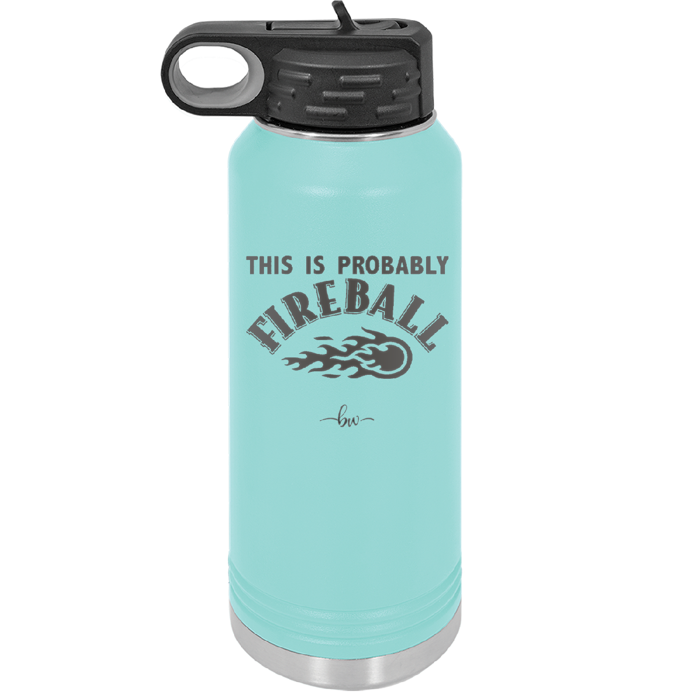 This is Probably Fireball - Laser Engraved Stainless Steel Drinkware - 1005 -