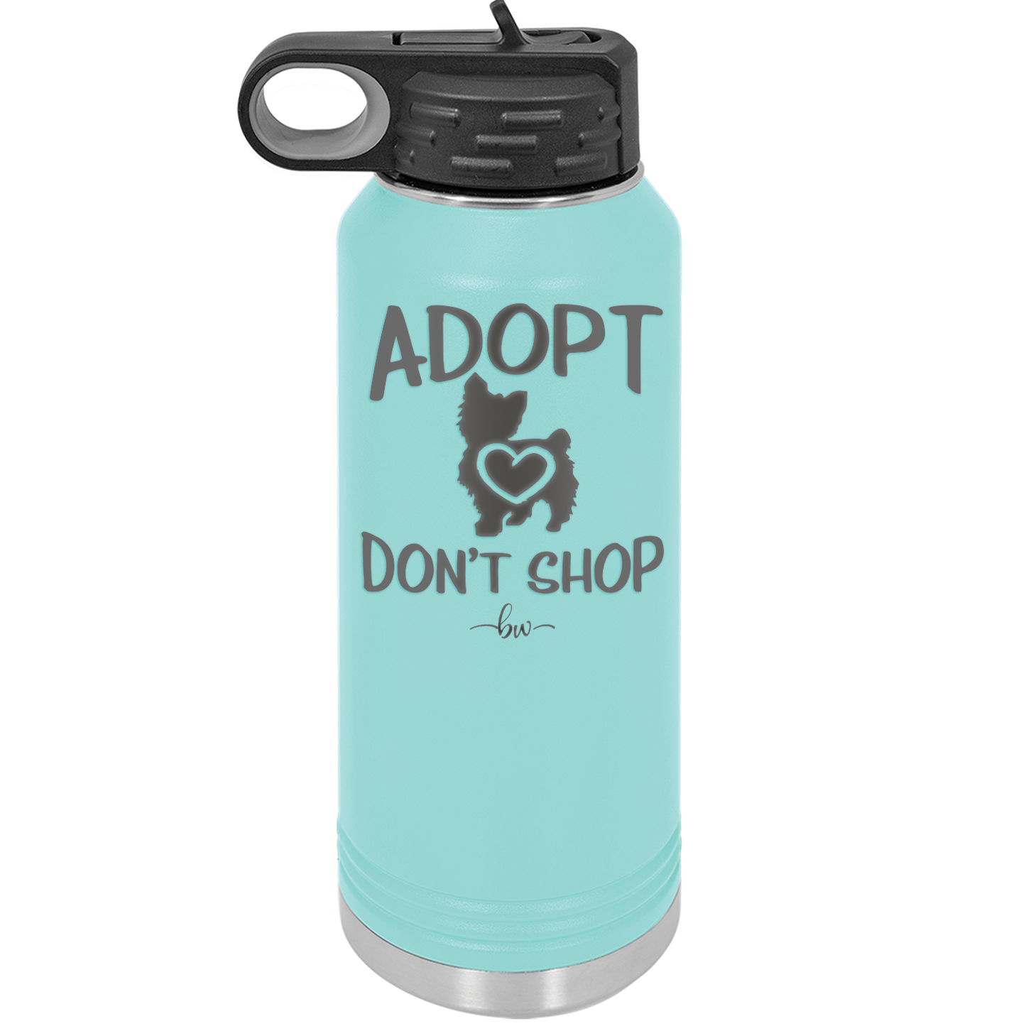 Adopt Don't Shop - Laser Engraved Stainless Steel Drinkware - 1013 -