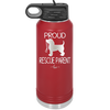Proud Rescue Parent - Laser Engraved Stainless Steel Drinkware - 1017 -