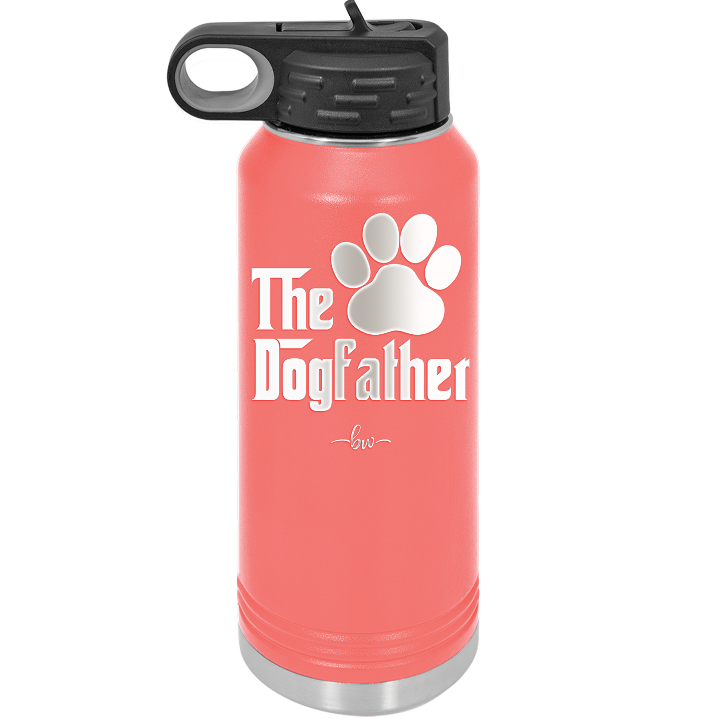 The Dogfather - Laser Engraved Stainless Steel Drinkware - 1019 -