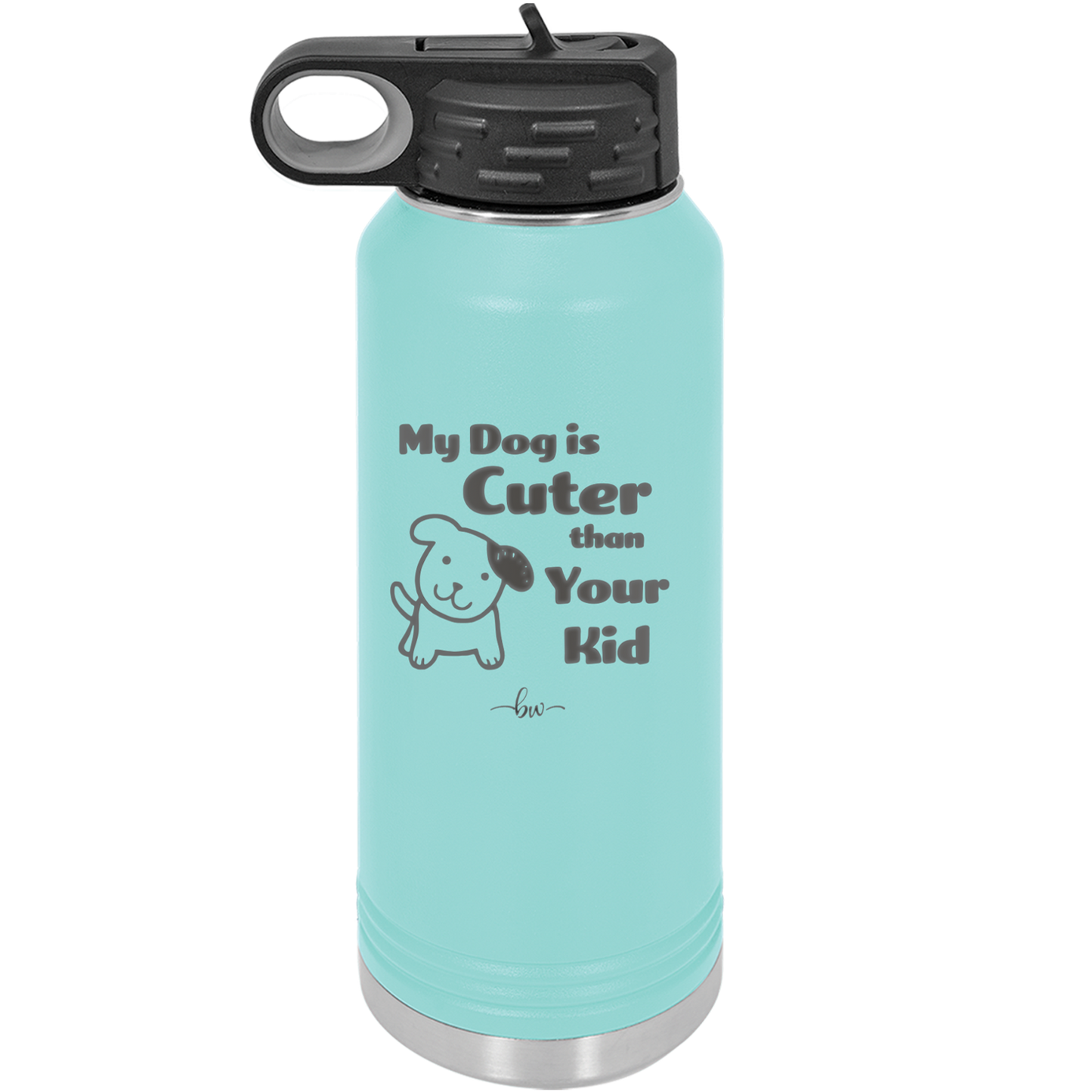 My Dog is Cuter Than Your Kid - Laser Engraved Stainless Steel Drinkware - 1027 -