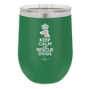 Keep Calm and Rescue Dogs - Laser Engraved Stainless Steel Drinkware - 1029 -