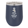 Keep Calm and Rescue Dogs - Laser Engraved Stainless Steel Drinkware - 1029 -