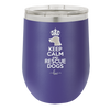Keep Calm and Rescue Dogs - Laser Engraved Stainless Steel Drinkware - 1029 -