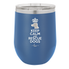 Keep Calm and Rescue Dogs - Laser Engraved Stainless Steel Drinkware - 1029 -
