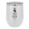 Keep Calm and Rescue Dogs - Laser Engraved Stainless Steel Drinkware - 1029 -