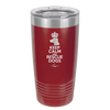 Keep Calm and Rescue Dogs - Laser Engraved Stainless Steel Drinkware - 1029 -
