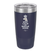 Keep Calm and Rescue Dogs - Laser Engraved Stainless Steel Drinkware - 1029 -