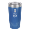 Keep Calm and Rescue Dogs - Laser Engraved Stainless Steel Drinkware - 1029 -