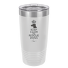 Keep Calm and Rescue Dogs - Laser Engraved Stainless Steel Drinkware - 1029 -