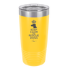 Keep Calm and Rescue Dogs - Laser Engraved Stainless Steel Drinkware - 1029 -