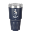Keep Calm and Rescue Dogs - Laser Engraved Stainless Steel Drinkware - 1029 -