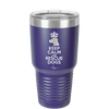 Keep Calm and Rescue Dogs - Laser Engraved Stainless Steel Drinkware - 1029 -