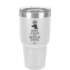 Keep Calm and Rescue Dogs - Laser Engraved Stainless Steel Drinkware - 1029 -