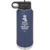 Keep Calm and Rescue Dogs - Laser Engraved Stainless Steel Drinkware - 1029 -