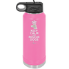 Keep Calm and Rescue Dogs - Laser Engraved Stainless Steel Drinkware - 1029 -