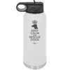 Keep Calm and Rescue Dogs - Laser Engraved Stainless Steel Drinkware - 1029 -