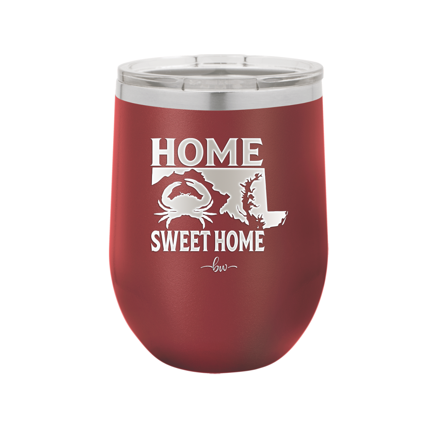 Home Sweet Home Maryland - Laser Engraved Stainless Steel Drinkware - 1033 -