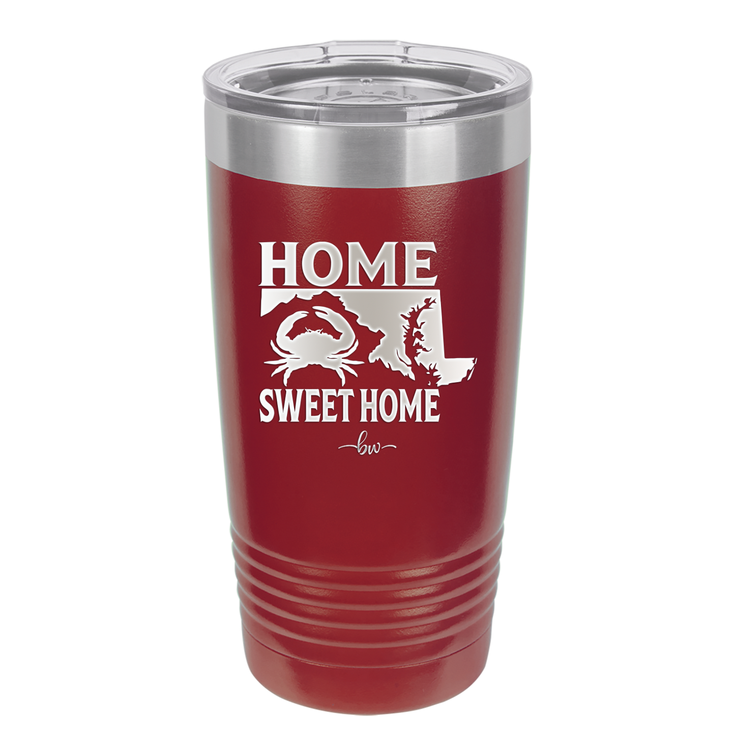 Home Sweet Home Maryland - Laser Engraved Stainless Steel Drinkware - 1033 -