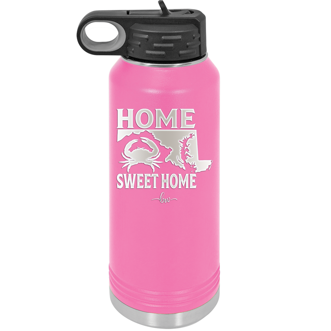 Home Sweet Home Maryland - Laser Engraved Stainless Steel Drinkware - 1033 -
