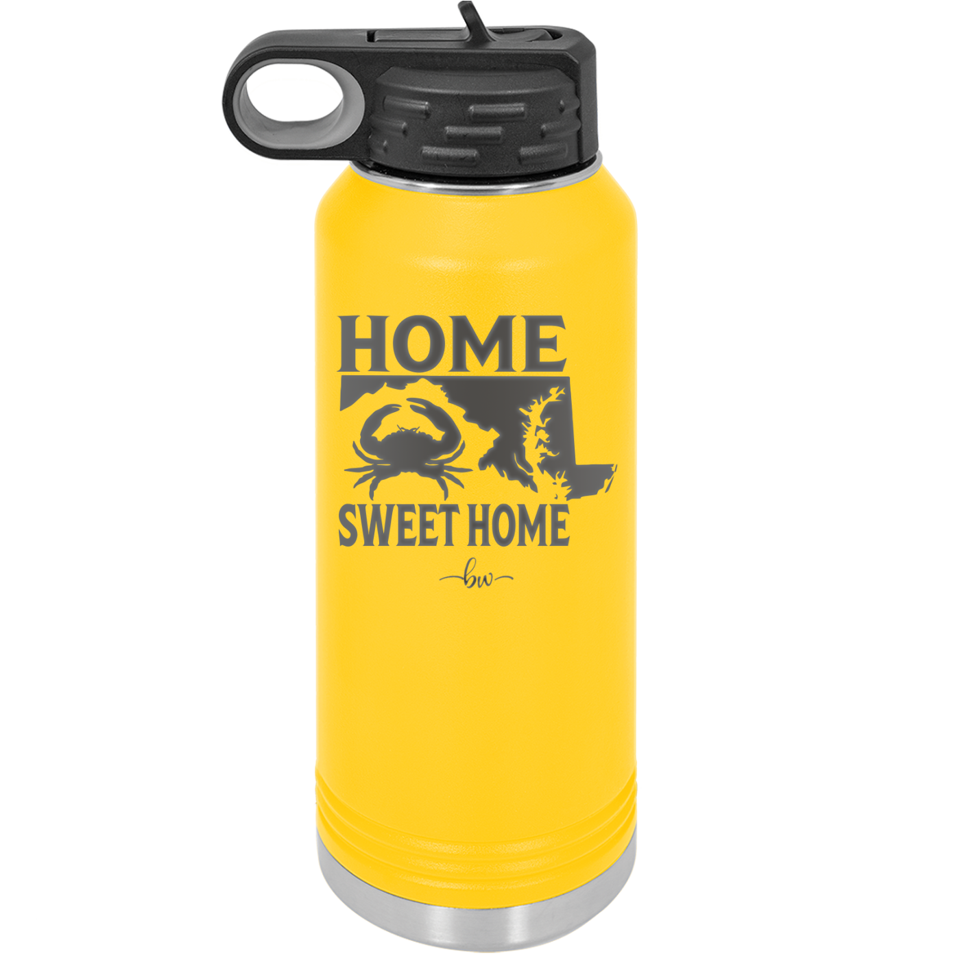 Home Sweet Home Maryland - Laser Engraved Stainless Steel Drinkware - 1033 -