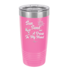 Sun Sand and a Drink in My Hand - Laser Engraved Stainless Steel Drinkware - 1034 -