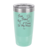 Sun Sand and a Drink in My Hand - Laser Engraved Stainless Steel Drinkware - 1034 -