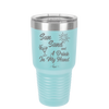 Sun Sand and a Drink in My Hand - Laser Engraved Stainless Steel Drinkware - 1034 -