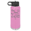 Sun Sand and a Drink in My Hand - Laser Engraved Stainless Steel Drinkware - 1034 -