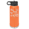 Sun Sand and a Drink in My Hand - Laser Engraved Stainless Steel Drinkware - 1034 -